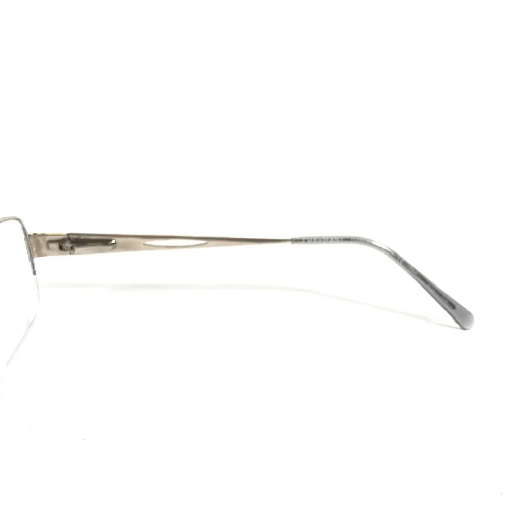 Charmant Eyeglasses Frames CH12161 WP Silver Cat Eye Half Rim 51-17-135